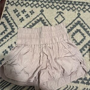 Free People The Way Home Women's Mauve High-Waisted Shorts